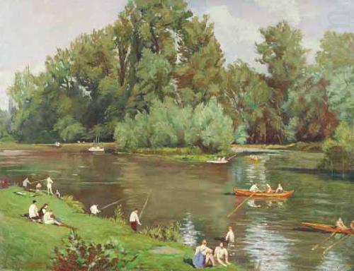 Au bord de la Marne, Emile Bernard